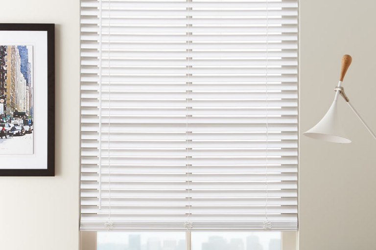 2 1 2 Cordless Premium Privacy No Holes Wood Blinds from Direct Buy Blinds